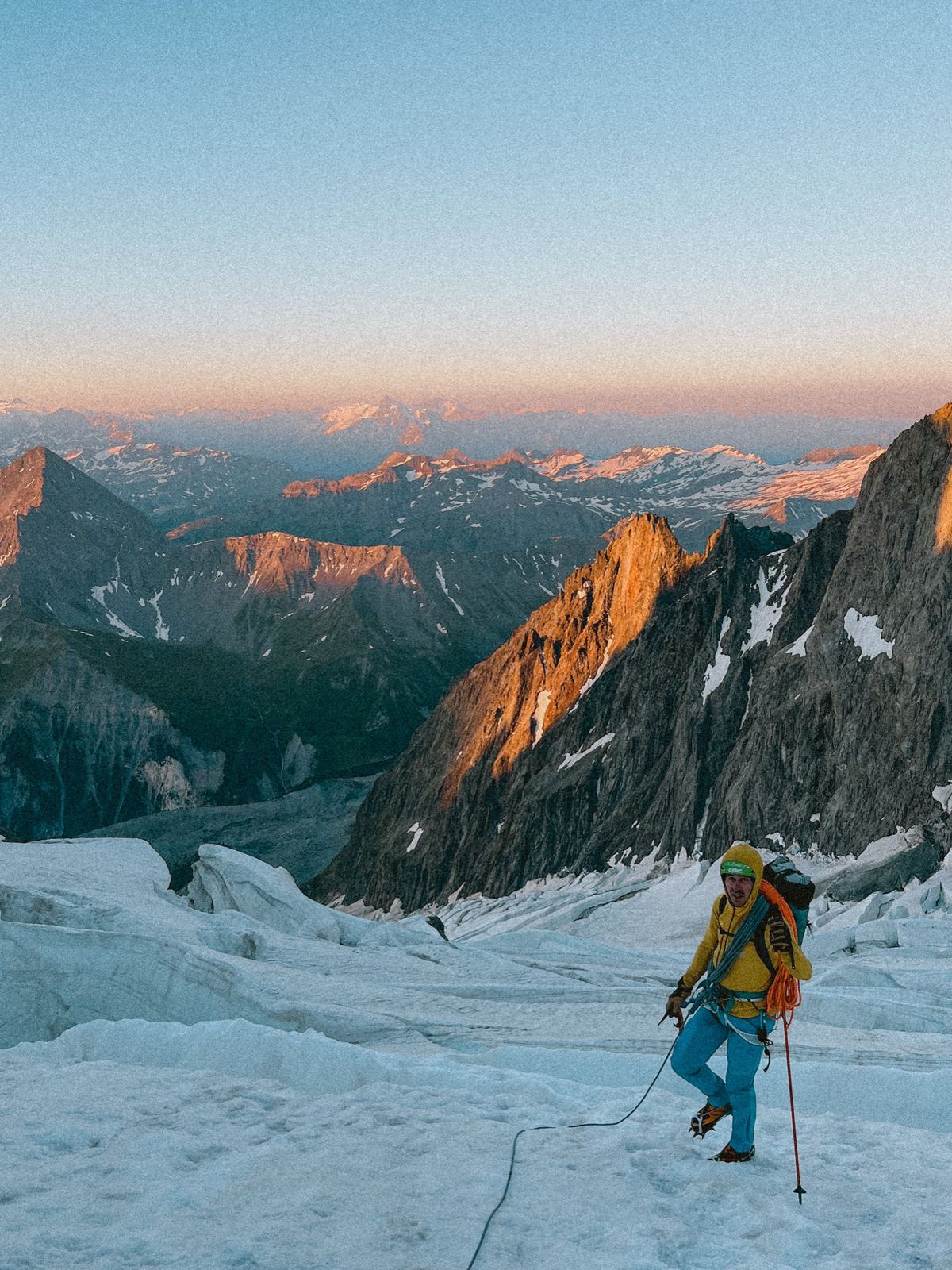 Alta quota su terreno glaciale