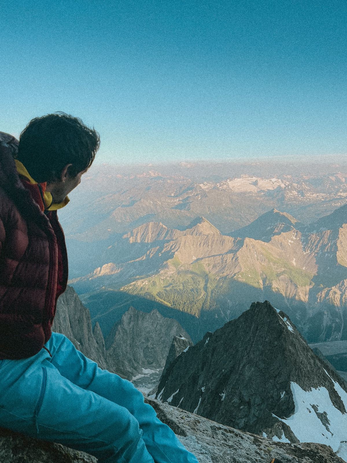 Salita di alta montagna